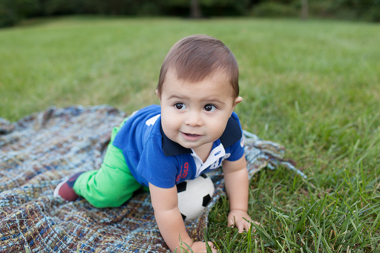 Cute 8 month old boy | Mt. Laurel Child Baby Photographer - South